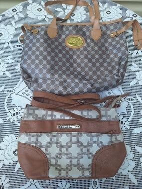 Set of Two Elegant Patterned Bags